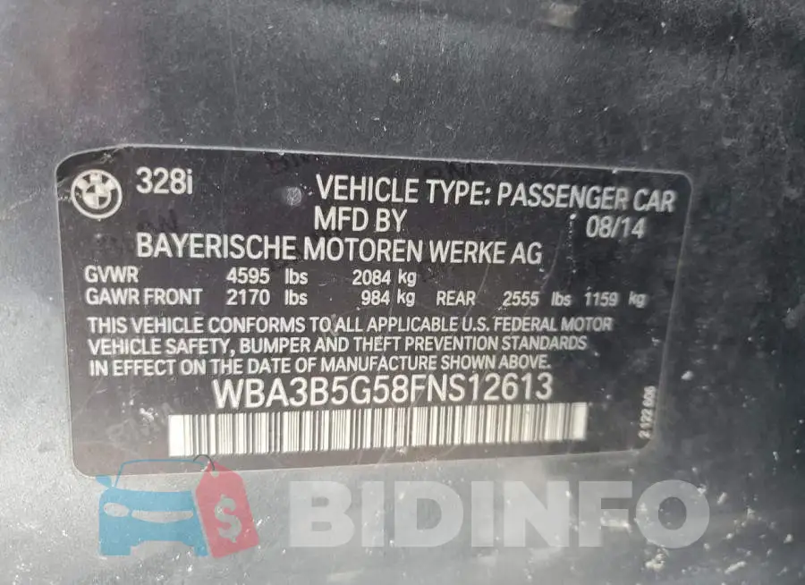 WBA3B5G58FNS12613 Photo# 12