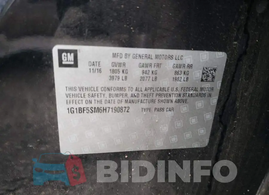 1G1BF5SM6H7190872 Photo# 12