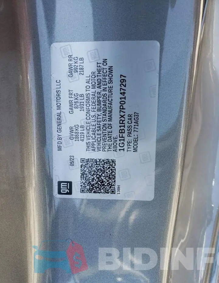 1G1FB1RX7P0147297 Photo# 12
