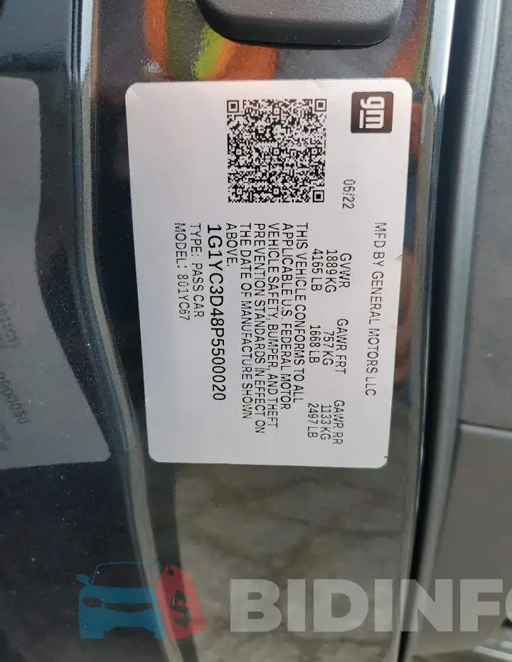 1G1YC3D48P5500020 Photo# 12