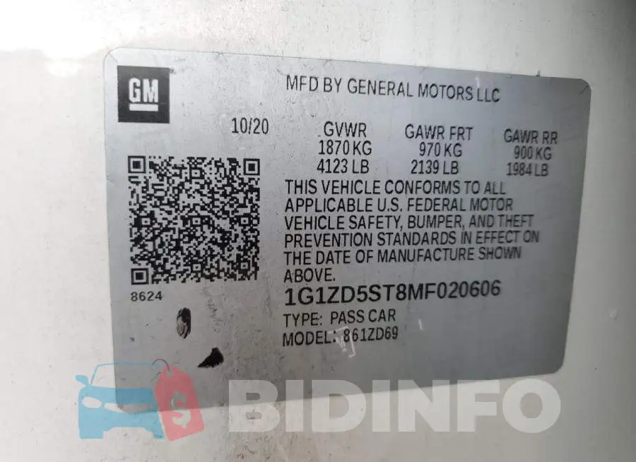 1G1ZD5ST8MF020606 Photo# 12