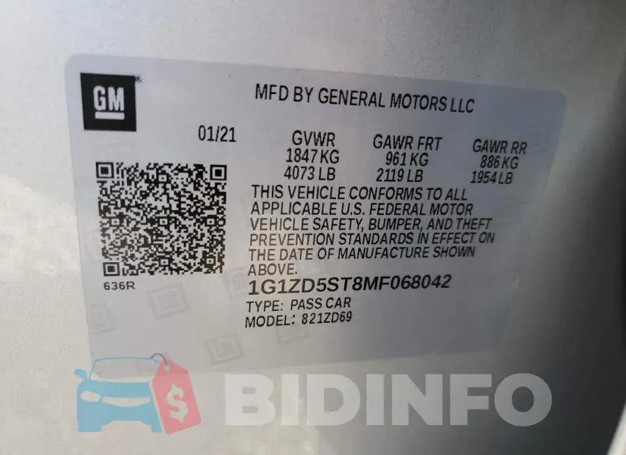 1G1ZD5ST8MF068042 Photo# 12