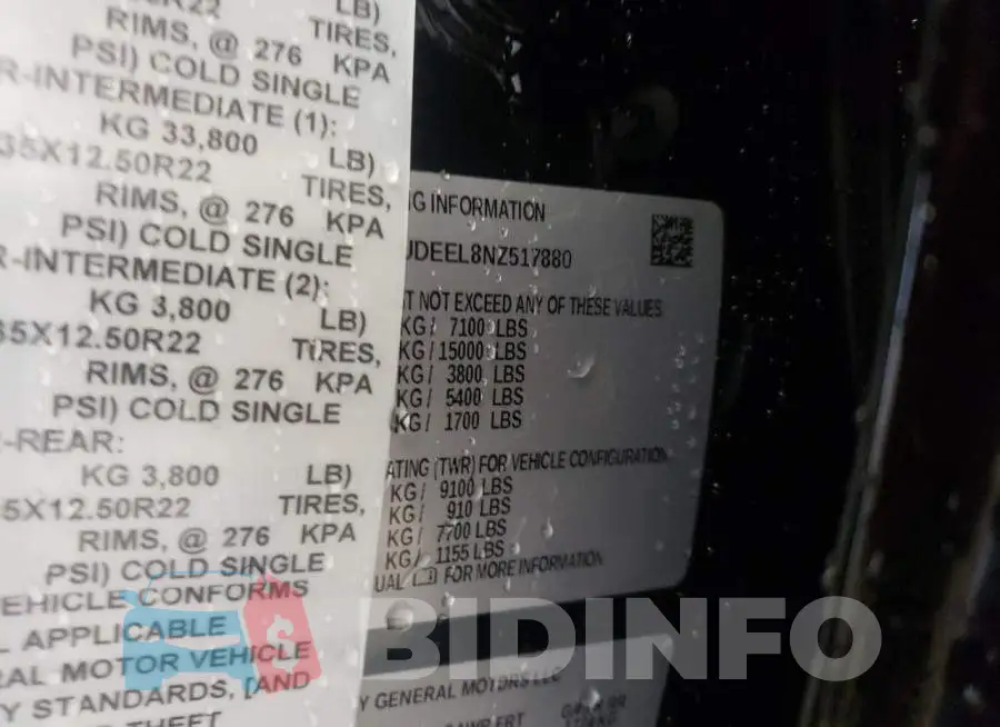 1GCUDEEL8NZ517880 Photo# 12