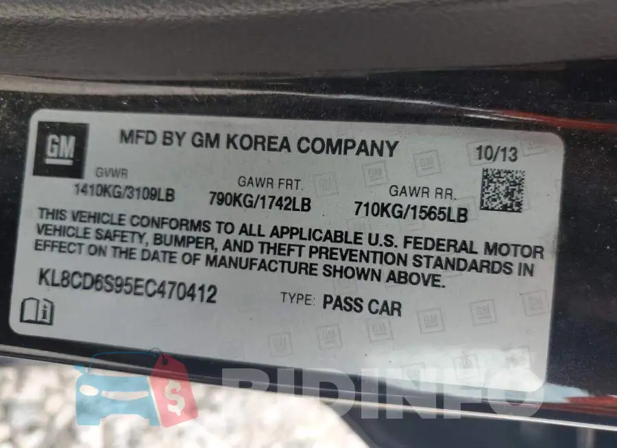 KL8CD6S95EC470412 Photo# 12
