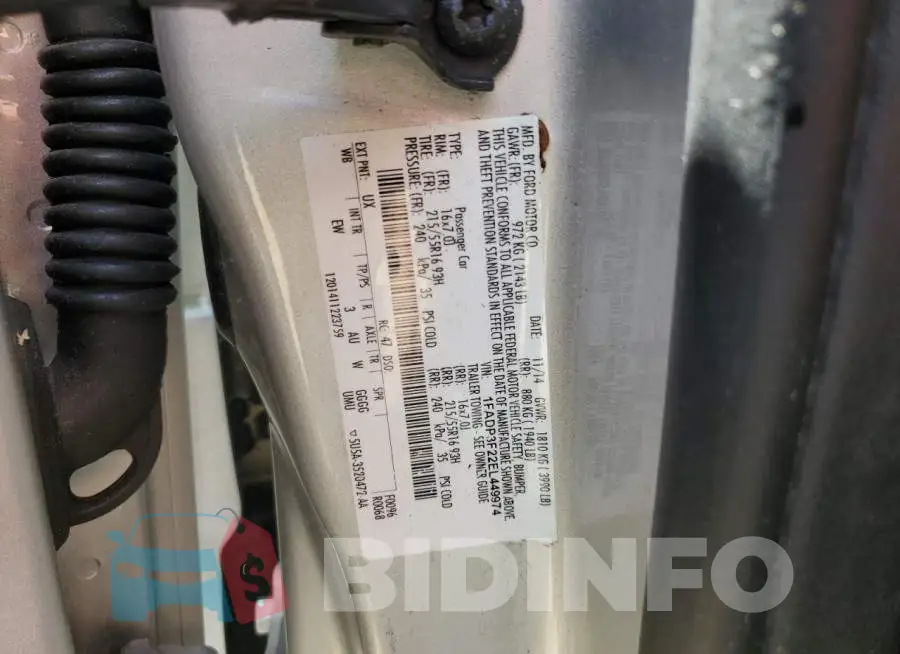 1FADP3F22EL449974 Photo# 12