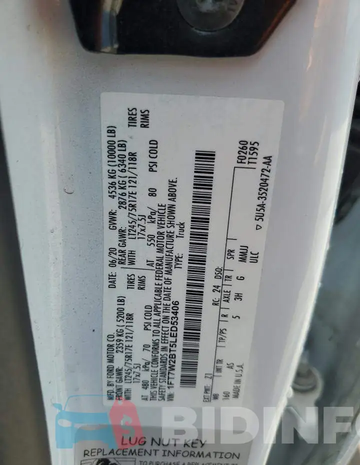 1FT7W2BT5LED53406 Photo# 12