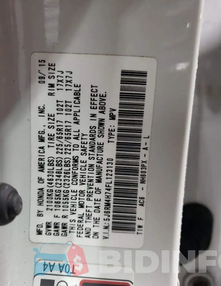 5J6RM4H74FL123130 Photo# 12