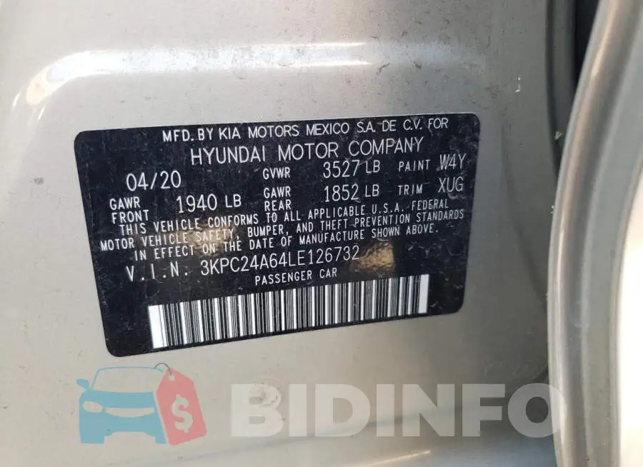 3KPC24A64LE126732 Photo# 12