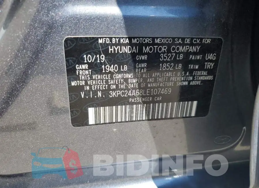 3KPC24A68LE107469 Photo# 12