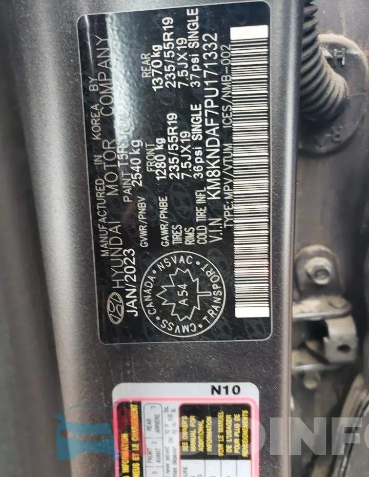 KM8KNDAF7PU171332 Photo# 13
