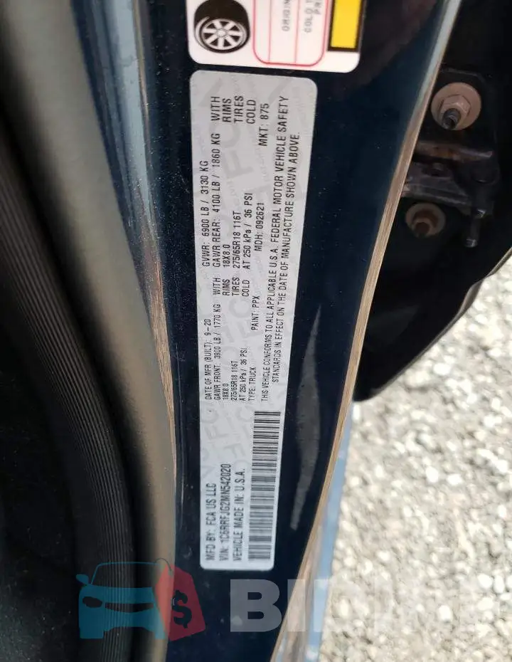 1C6RRFJG2MN542020 Photo# 12