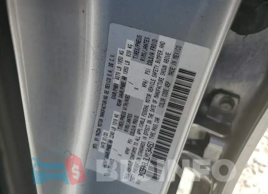 3MZBPABL8LM134450 Photo# 12