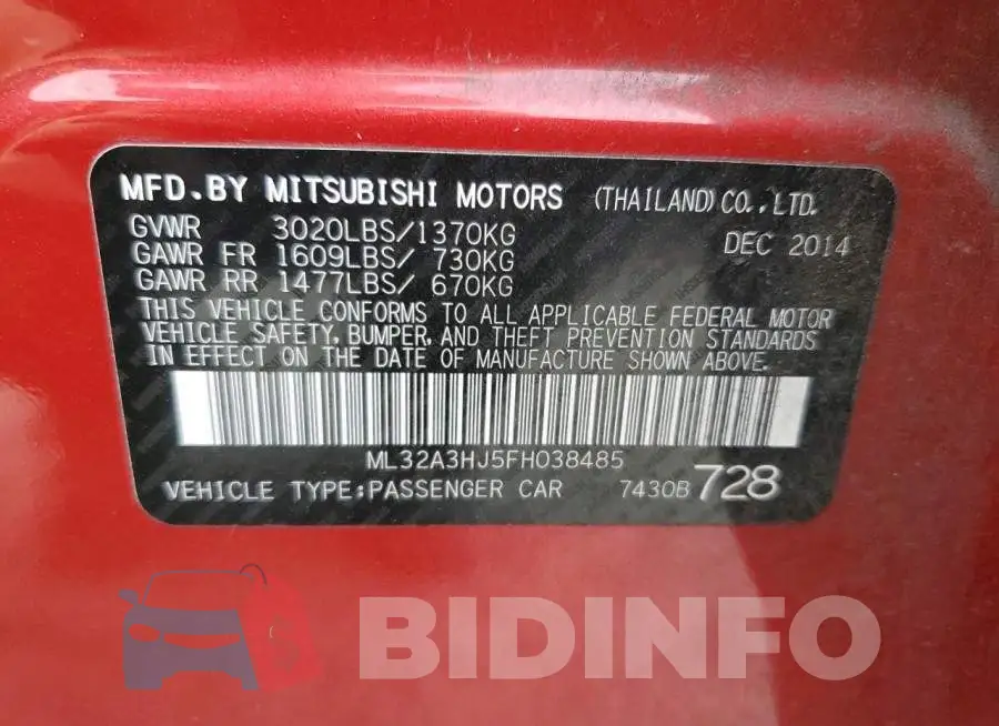 ML32A3HJ5FH038485 Photo# 12