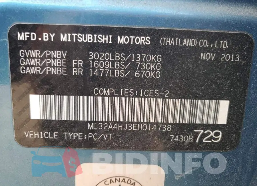 ML32A4HJ3EH014738 Photo# 13