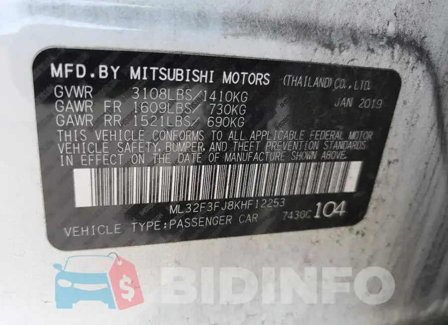 ML32F3FJ8KHF12253 Photo# 13