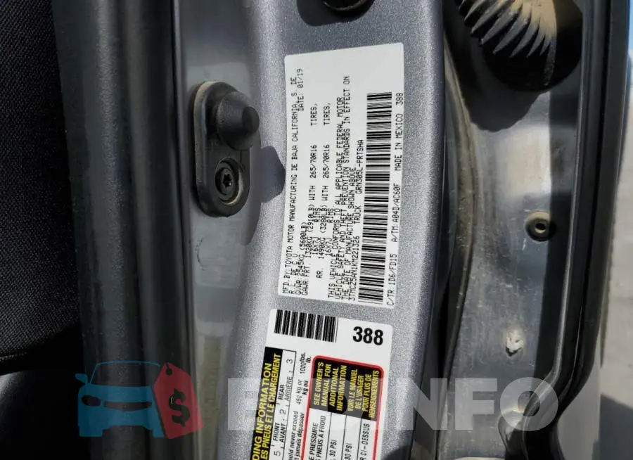 3TMCZ5AN1KM221326 Photo# 12