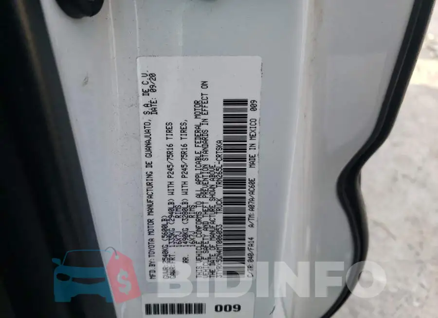 3TYRX5GN4MT006053 Photo# 12