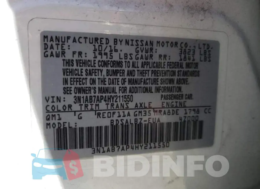 3N1AB7AP4HY211550 Photo# 13