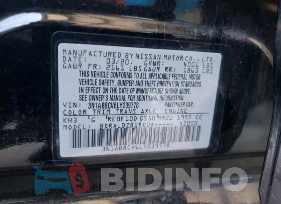 3N1AB8CV6LY239778 Photo# 12