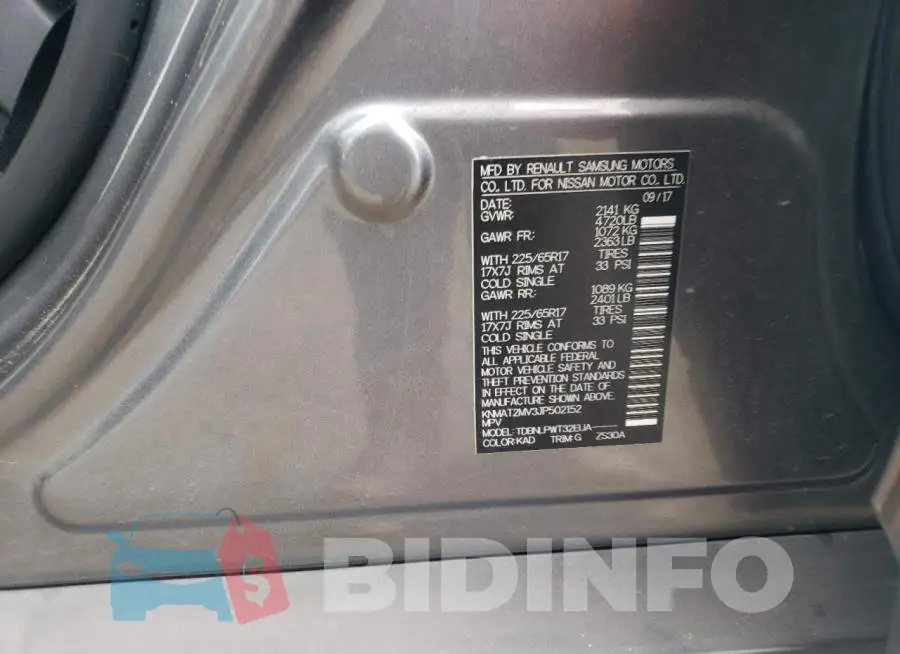 KNMAT2MV3JP502152 Photo# 13