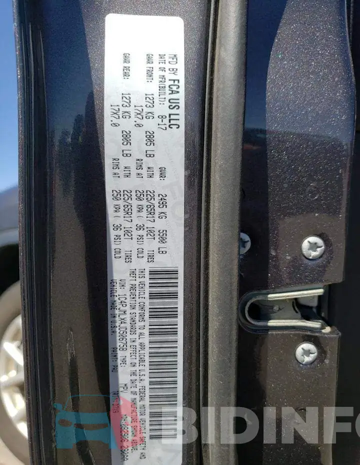 1C4PJMLX4JD506758 Photo# 13