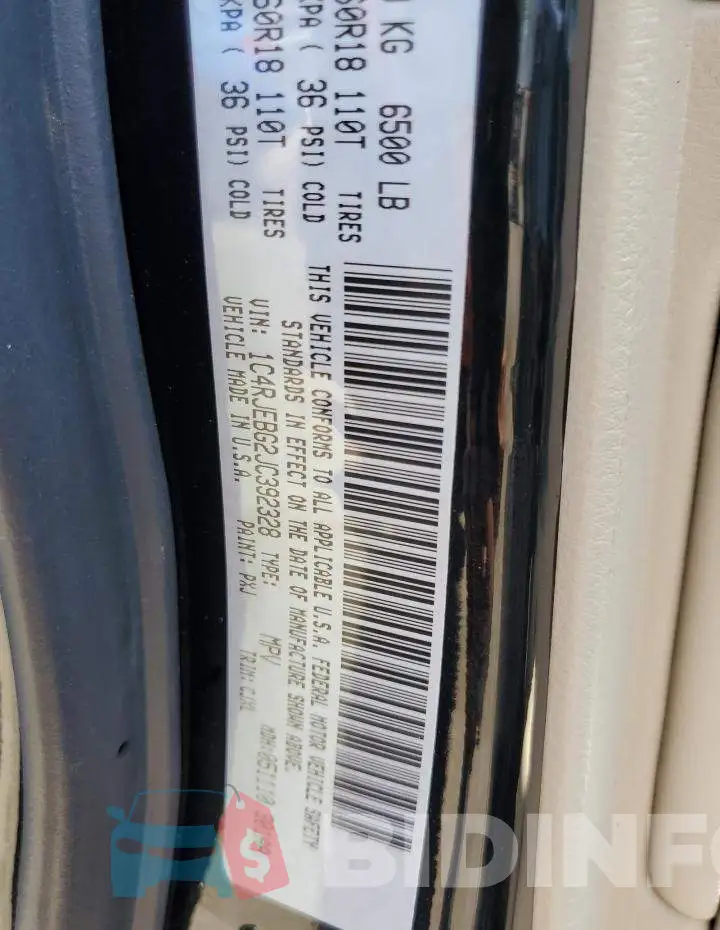 1C4RJEBG2JC392328 Photo# 13
