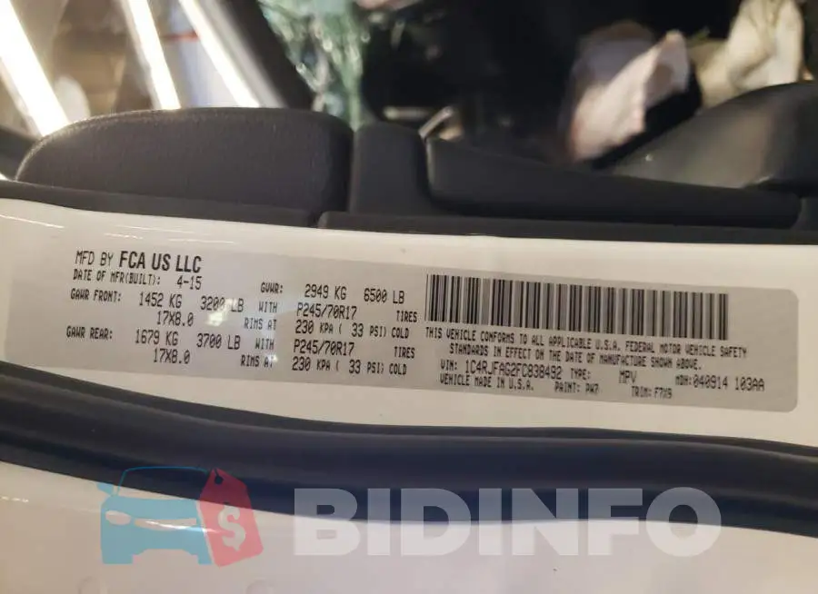 1C4RJFAG2FC838492 Photo# 12