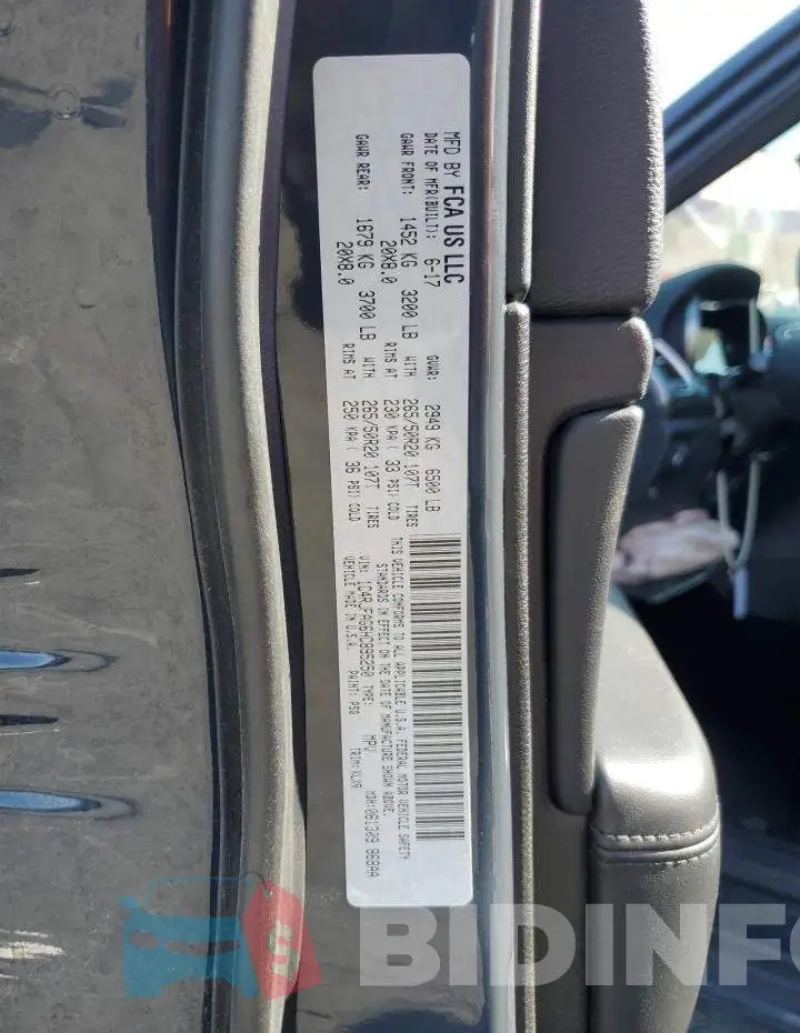 1C4RJFAG6HC895250 Photo# 12