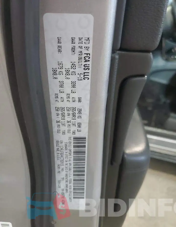 1C4RJFBG4KC782015 Photo# 12