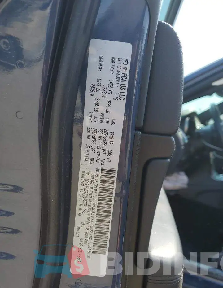 1C4RJFBG8KC845553 Photo# 12