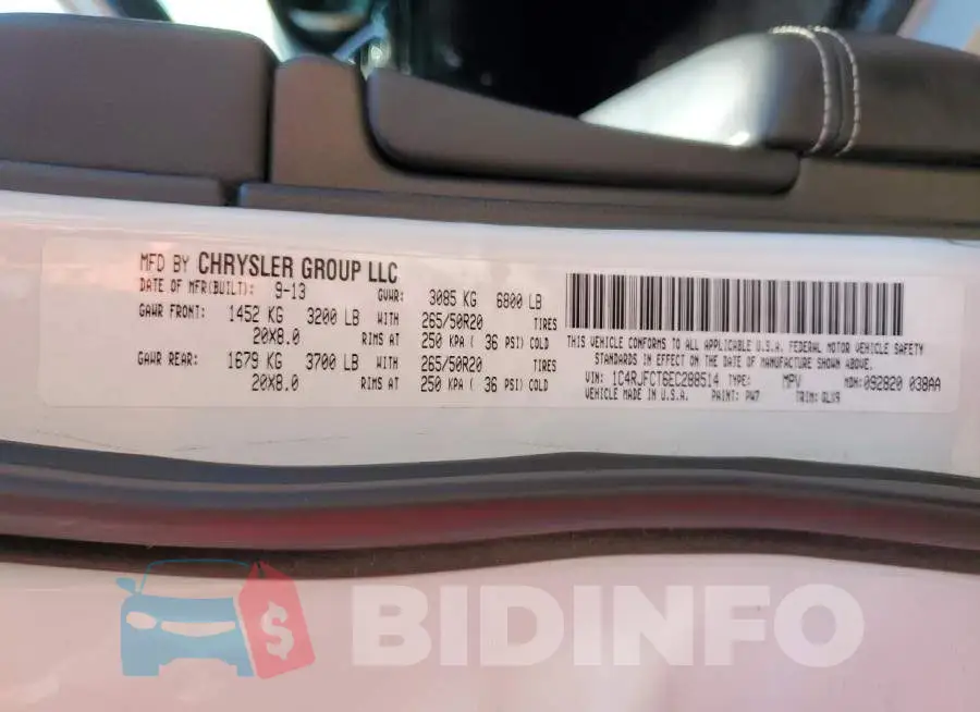 1C4RJFCT6EC288514 Photo# 12