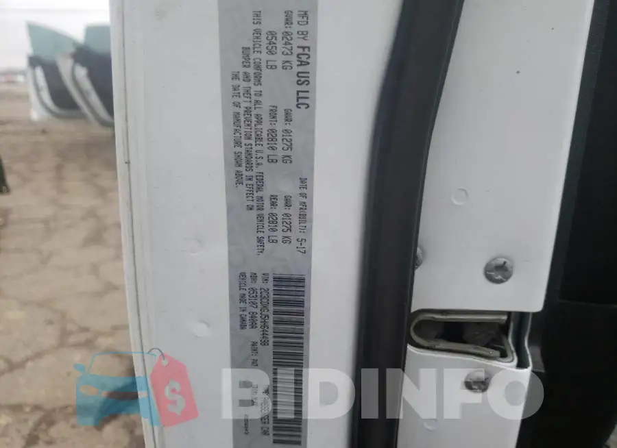 2C3CDXGJ5HH644498 Photo# 12