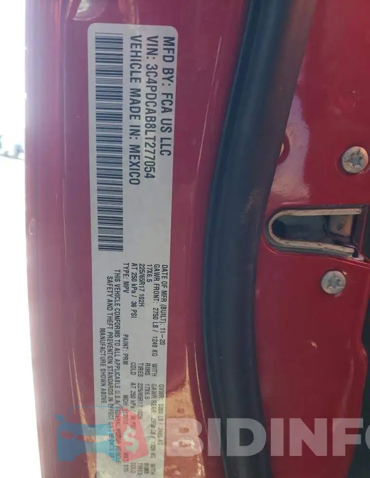 3C4PDCAB8LT277054 Photo# 13