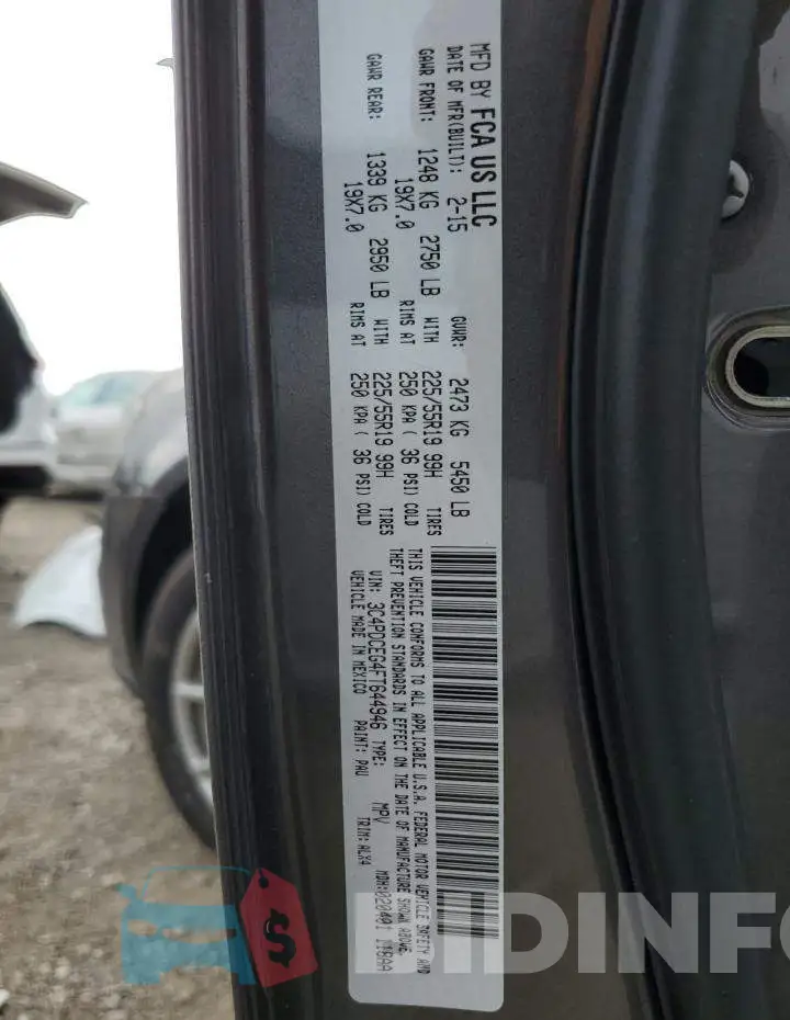 3C4PDCEG4FT644946 Photo# 13
