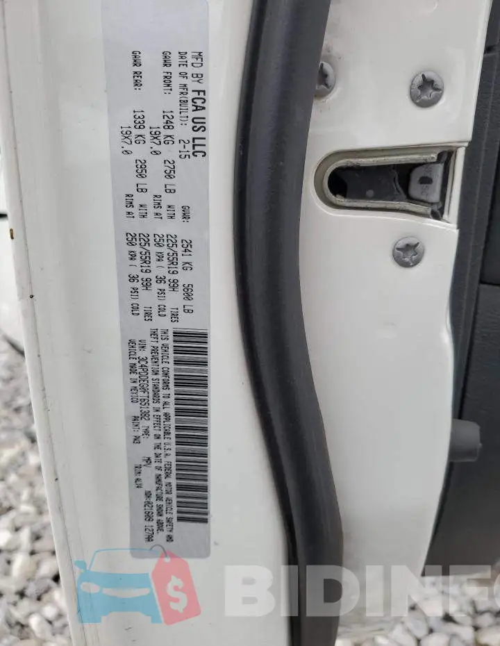 3C4PDDEG0FT651382 Photo# 13
