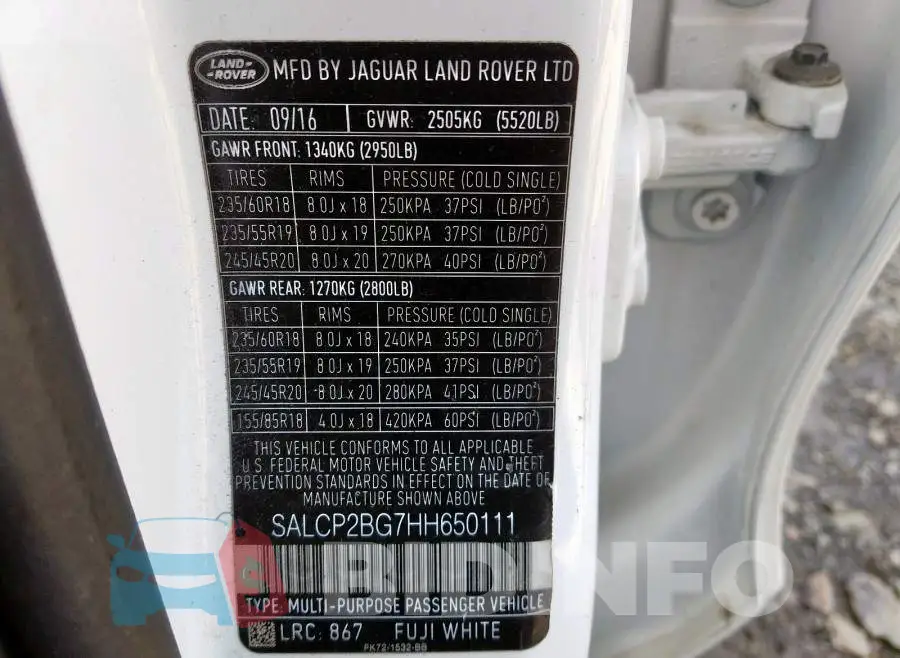 SALCP2BG7HH650111 Photo# 10