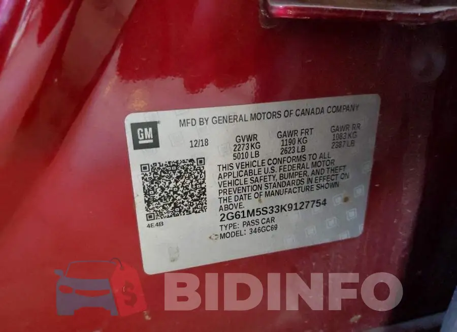 2G61M5S33K9127754 Photo# 12