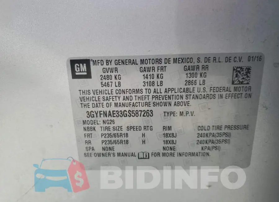 3GYFNAE33GS587263 Photo# 13