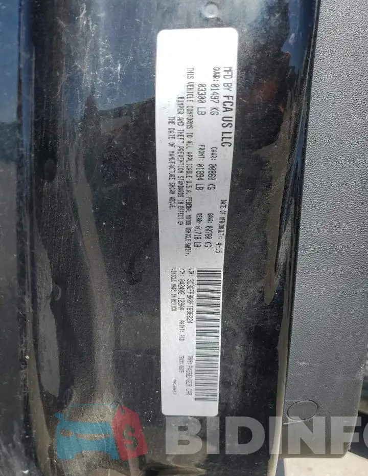 3C3CFFBR0FT696224 Photo# 13