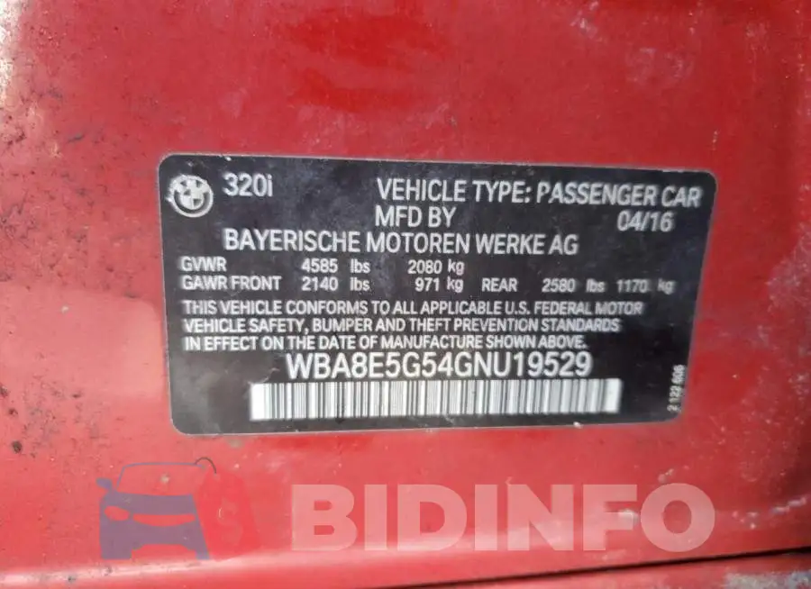 WBA8E5G54GNU19529 Photo# 12