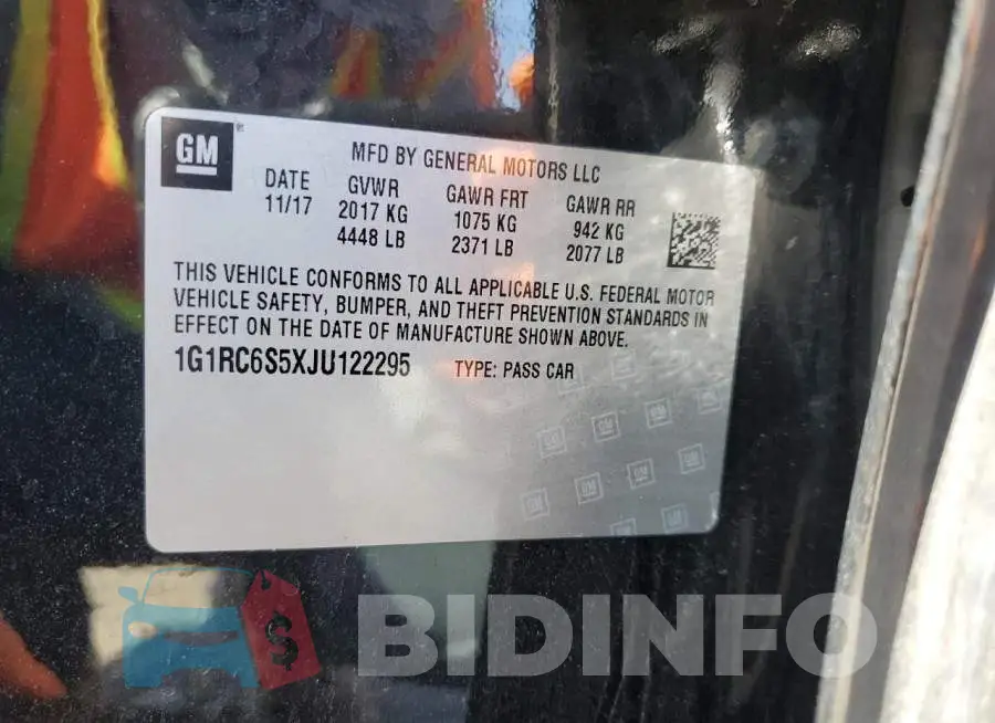 1G1RC6S5XJU122295 Photo# 12