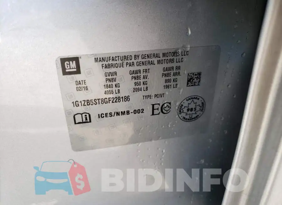 1G1ZB5ST8GF228186 Photo# 12