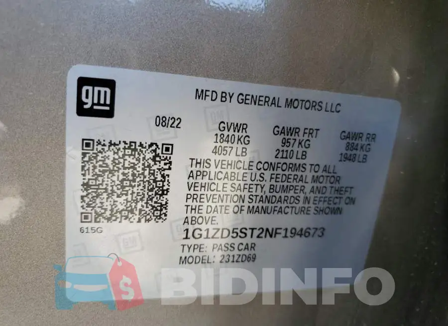1G1ZD5ST2NF194673 Photo# 12