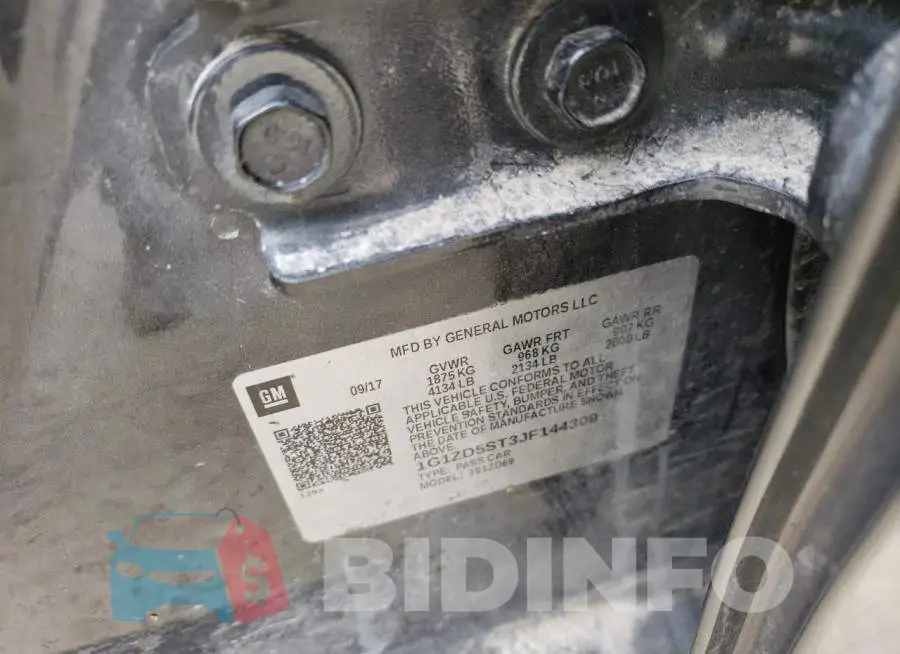 1G1ZD5ST3JF144309 Photo# 12