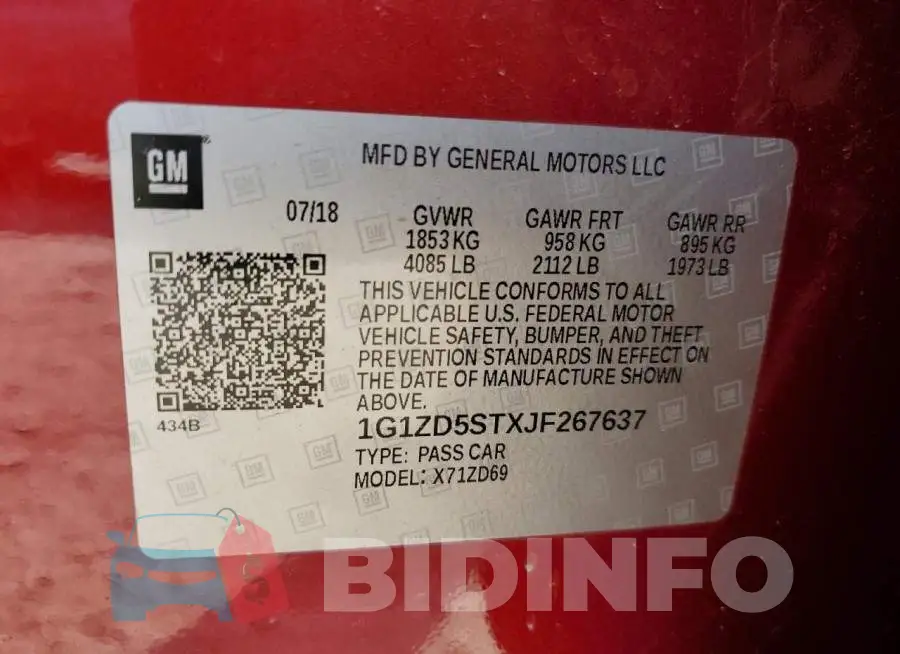 1G1ZD5STXJF267637 Photo# 13