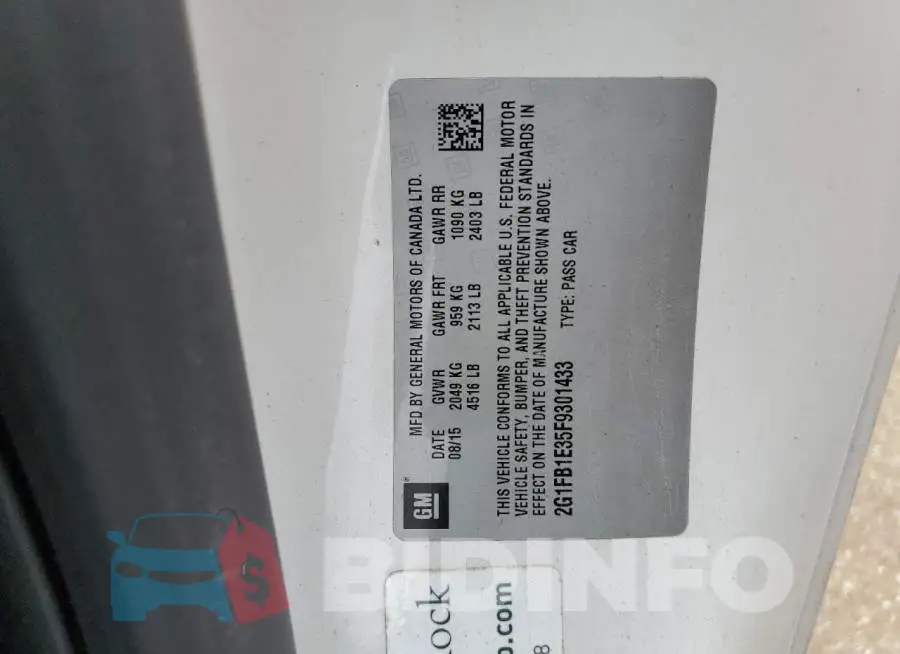 2G1FB1E35F9301433 Photo# 13