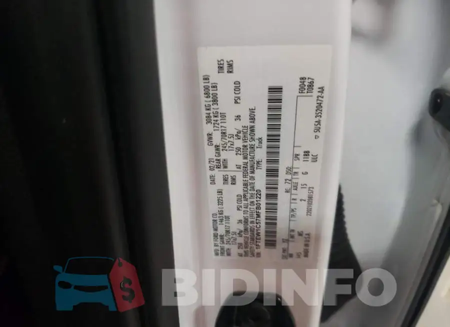 1FTEW1C57MFB01220 Photo# 12