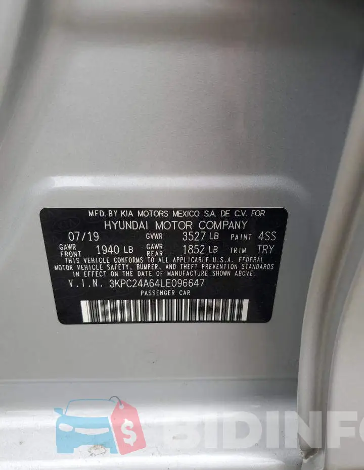 3KPC24A64LE096647 Photo# 12