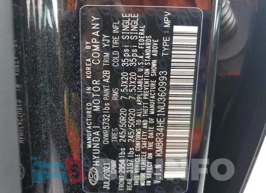 KM8R34HE1NU360993 Photo# 13