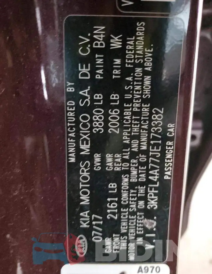 3KPFL4A77JE173382 Photo# 13